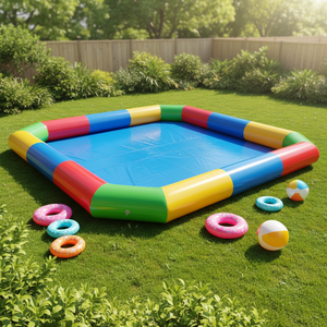Juegos Inflables para Parque Acuático al Aire Libre, Piscina de PVC Hermética para Niños - Product Image 6