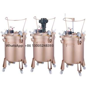 Tangki Pengaduk Udara Portabel Kecil 5L Otomatis untuk Semprotan Cat Elektrik, Pengaduk Tekanan untuk Jalur Produksi Otomatis - Product Image 3
