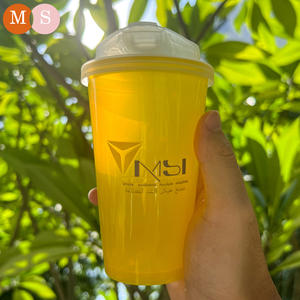 Fabrieksgemaakte grappige sapbekers, wegwerp transparante bekers, op maat gemaakte bubble tea bekers, ondersteunt aangepaste logo-druk, <span class=keywords><strong>plastic</strong></span> drinkbekers met logo - Product Image 3