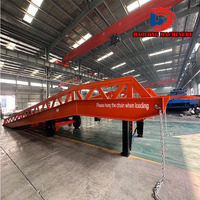 Rampe d'entrepôt rampe de camion pour le chargement de camions plate-forme en acier portable quai de chargement rampe élévatrice de voiture fabriquée en Chine