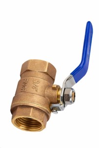 บอลวาล์วบรอนซ์คุณภาพสูง C way ขนาด 1/2"-2" พอร์ตเกลียว NPT เชื่อมต่อแบบเกลียว ควบคุมด้วยมือ สำหรับน้ำชนิดกลาง  OEM ปรับแต่งได้ - Product Image 3