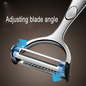 Pelapatate vegetale all'ingrosso in acciaio inox Multi funzionale frutta verdura mela <span class=keywords><strong>pomodoro</strong></span> 3 in 1 pelapatate - Product Image 3