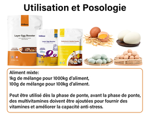 Coup de Poulet de Volaille Santé Personnalisé Améliore la Qualité Amp Quantité d'Œufs Idéal pour Poules Pondeuses Augmenter la Production d'Œufs - Product Image 4
