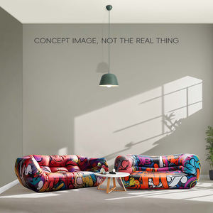 Sofá Inflable Personalizado con Estampado <span class=keywords><strong>de</strong></span> Grafiti, Sofá <span class=keywords><strong>de</strong></span> Aire Plegable y Resistente, Impermeable, para Festivales <span class=keywords><strong>de</strong></span> Música y <span class=keywords><strong>Playa</strong></span> - Product Image 4