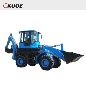 Factory automatic backhoe loader 4wd mini backhoe loader digger luxurious Backhoe Loader Excavator with cab EPA/Euro5