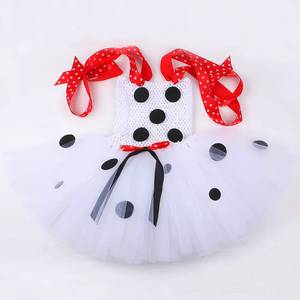 Hot Selling Fancy Dalmatians Costume Kids Halloween Costumes Spotted <b>Dog</b> Puppy Tutu Dress up Baby Girl Holiday Party <b>Clothes</b> - Product Image 6
