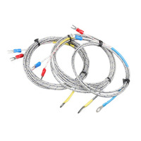 Sonde de température de type thermocouple K/E/PT100, résistante aux hautes températures, avec trou rond de 5 mm