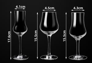 2024 Offre Spéciale grande tige tulipe fleurs dégustation verres à liqueur cristal vin gobelets japonais personnalisé <span class=keywords><strong>Glencairn</strong></span> whisky verre tulipe - Product Image 5