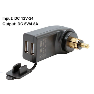 2023 R1250GS R1200GS ADV F750GS F850GS moto double chargeur USB adaptateur secteur <span class=keywords><strong>Hella</strong></span> DIN Plug 12-24v chargeur de voiture Cigarette - Product Image 4