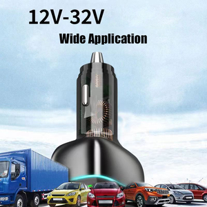 Cargador de Coche Eléctrico <span class=keywords><strong>USB</strong></span>-<span class=keywords><strong>C</strong></span> 5 en 1, Adaptador PD de 30 W, Pantalla de Voltaje Súper Rápida para <span class=keywords><strong>Macbook</strong></span>, iPad 15, Oppo - Product Image 4