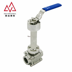 Vanne à boisseau sphérique cryogénique ASME B16.34 à double étanchéité et résistante au feu, avec longueur de bonnet personnalisée et support de montage ISO 5211 pour oxygène liquide - Product Image 3