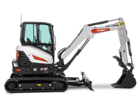 Principaux chevaux et hydraulique E38 Zero Tail Swing Compact Excavator Prix bas