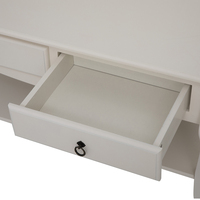 Table console en MDF avec tiroir, meubles d'entrée personnalisés, meubles en gros pas chers, table basse en bois blanc avec tiroirs