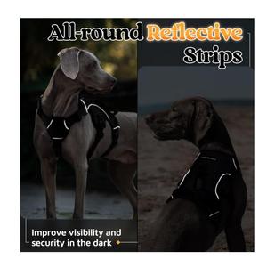 Chaleco táctico de <span class=keywords><strong>Pastor</strong></span> Alemán para perros medianos y grandes, arnés impermeable para mascotas, adecuado para Border <span class=keywords><strong>Collie</strong></span>, chaleco militar para perros - Product Image 4