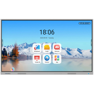 Tableau blanc interactif électrique 4K UHD 86 pouces <span class=keywords><strong>avec</strong></span> écran tactile <span class=keywords><strong>et</strong></span> technologie infrarouge IR 20/40 points pour écriture au <span class=keywords><strong>stylo</strong></span> ou au doigt - Product Image 1