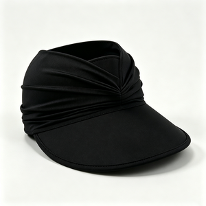 Casquette de soleil unisexe à visière incurvée avec nœud torsadé, trou pour queue de cheval, dessus ouvert, séchage rapide, protection UV, large, pour le sport, les activités de plein air, les voyages et la plage - Product Image 6