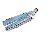 Appareil de pressothérapie à 16 airbags pour massage par compression, remodelage corporel, soin des jambes, massage lymphatique et bien-être spa