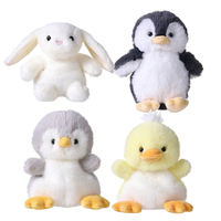 Joli mini pingouin en peluche doux jouets en peluche LOGO personnalisé conception pingouin en peluche jouet pour enfants