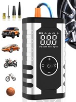 Pompe à air portable sans fil pour voiture avec fonction d'éclairage, fourniture d'usine d'origine, compatible avec les automobiles et les véhicules électriques