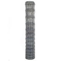 Malla de Alambre Galvanizado Económica de 1.8m con Nudos, Certificación ISO, Tratada Térmicamente, Resistente a la Corrosión, Duradera, para Cercas de Granja, Cerdos, Jabalíes y Ciervos