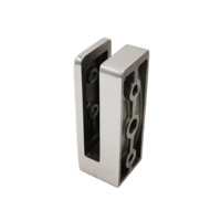 Support de fixation sans cadre pour clôture en verre, garde-corps de piscine et balcon, adaptateur de poteau, boulon de fixation en acier inoxydable
