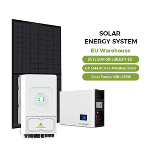 ชุดระบบพลังงานแสงอาทิตย์ Deye 5kw 5kva 5000 วัตต์ รุ่น EU พร้อมส่ง ชุดแบตเตอรี่ไฮบริด PV ครบชุด ระบบพลังงานแสงอาทิตย์ LP1 5kw ชุดระบบโซลาร์เซลล์ครบชุด - Product Image 1