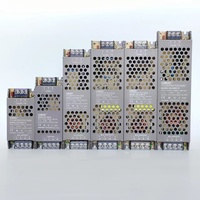 Alimentation électrique AC-DC simple LED ultra-mince 12V 24V 2A 3A 5A 10A personnalisable pour éclairage, transformateur SMPS, vente en gros usine