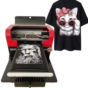 Factory Better Price DTG Flatbed Printing Machine A3 m2 Textile Tshirt Printer with 144DPI