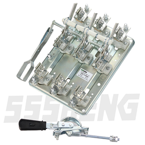 SSSHENG-Trenn schalter Linker Griff RPS-4L-400A Trenn messersc halter 400A Trenn schalter 3P IP00 Sicherungs messersc halter - Product Image 5