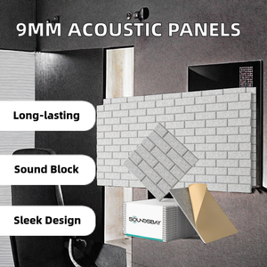 12 panneaux acoustiques en feutre autocollants, absorbants le <span class=keywords><strong>son</strong></span>, pour la décoration murale et <span class=keywords><strong>de</strong></span> plafond pour les jeux - Product Image 5