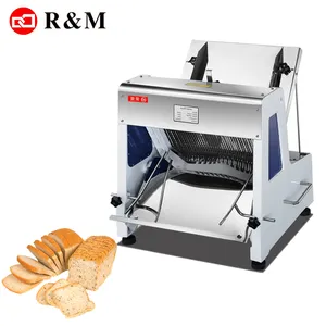बेकर उपयोग पाव रोटी slicer के लिए बेकरी autonmatic रोटी टुकड़ा करने की क्रिया/slicer मशीन बिक्री के लिए स्वत: खेतों में प्रयुक्त रोटी slicer