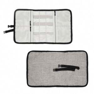 Échantillon gratuit, organiseur de câbles de voyage portable enroulable, sac pour accessoires électroniques d'ordinateur - Product Image 2