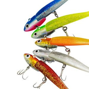 Señuelo de Pesca Alpha <span class=keywords><strong>7</strong></span> Colores 3 Tamaños, Cola en T, Cebo Suave, Lanzamiento Largo, Cabeza de Plomo, Señuelo Jig, PVC, Silicona, para Pesca de Lubina/Lucio/Agua Salada - Product Image 2