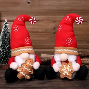 क्रिसमस फेसलेस गुड़िया स्वतंत्र गुड़िया कुकी रूडोल्फ यूरोपीय और अमेरिकी सजावट स्नोफ्लेक नॉर्डिक गहने