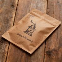 Sachet en papier kraft refermable à basse quantité minimale de commande thermoscellable à 3 joints latéraux petit emballage pochette en mylar personnalisée échantillon de cosmétiques sachet de thé