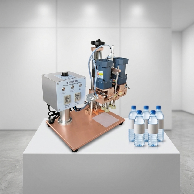 Small Capping Machine Plastic Bottle Manual Bottle Capping Machine Cosmetics Lotion PET Vial Capping Machine
