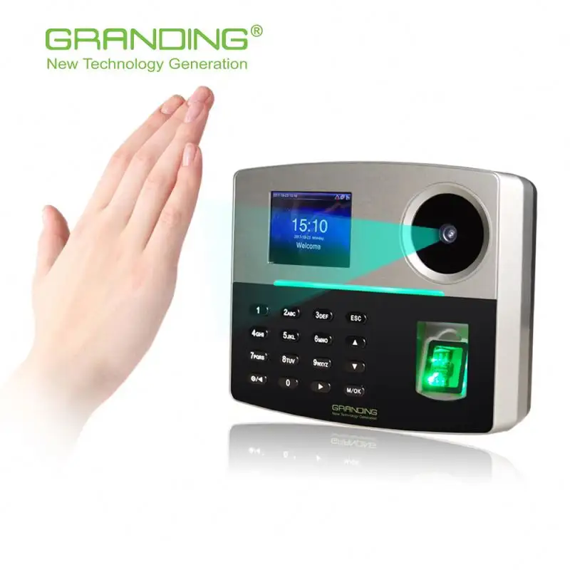 Controllo intelligente degli accessi da ufficio con presenza di tempo biometrica con riconoscimento del palmo della mano macchina per la registrazione del tempo
