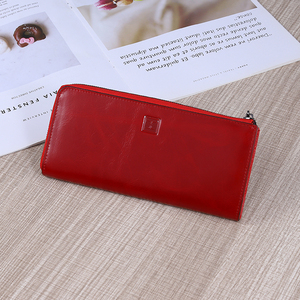 <span class=keywords><strong>Portafoglio</strong></span> da <span class=keywords><strong>donna</strong></span> con cerniera in pelle di mucca bianca con grande capacità borsa lunga con caratteristiche RFID <span class=keywords><strong>portafoglio</strong></span> in pelle stampato personalizzato fornitore di fabbrica - Product Image 3