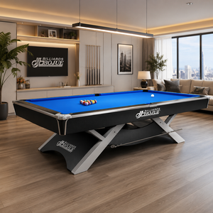 Mesa de Billar de Competición BOJUE de 9 pies, Estructura de Madera de Roble Tailandés, Pizarra Jiujiang de 25 mm, Mesa de Billar Profesional con Pizarra Jiujiang Bojue-Onyx de 25 mm - Product Image 5