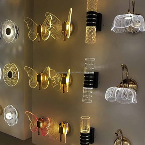 Đèn tường trang trí hiện đại phong cách Bắc Âu, đèn LED gắn tường, đèn ngủ cạnh giường ngủ tùy chỉnh cho năm <span class=keywords><strong>2025</strong></span>, đèn trang trí nội thất cao cấp - Product Image 4