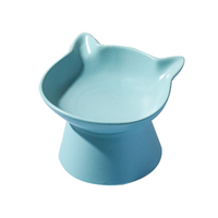 Bol surélevé en céramique personnalisé pour chat, assez mignon et ergonomique, mangeoire stable pour animaux de compagnie pour chats, produits pour animaux de compagnie, meilleures ventes