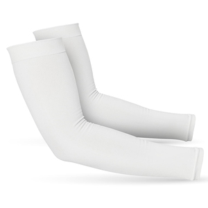 Chất lượng tốt nhất nén cánh tay trắng tay áo chơi game cánh tay tay áo đàn hồi mềm Thể Thao Cánh tay tay áo Thanh Niên & người lớn - Product Image 1