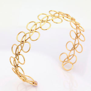 OEMゴシックチョーカーホローアウトメタルワイヤーウーブンネックレス女性用チョッカーラブアクセサリー声明ネックレス花嫁コリアー - Product Image 2