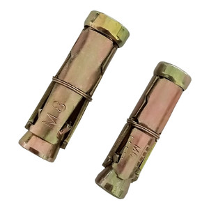 <span class=keywords><strong>Ancrage</strong></span> de bouclier zingué en acier au carbone avec écrou et rondelle pour mur en béton - Product Image 6