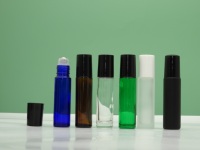 Vente en gros 5ml 10ml Rouleau sur bouteille d'huile essentielle Rouleau sur bouteille Parfum bouteille en verre avec boule roulante