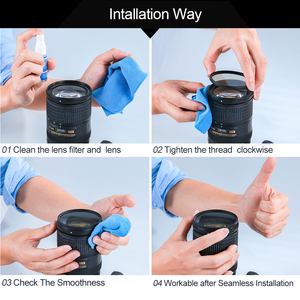Chất lượng cao cấp nhiều lớp 49mm-82mm ống kính máy ảnh UV Bộ lọc 52mm 58mm 62mm 67mm <span class=keywords><strong>72mm</strong></span> 77mm 82mm - Product Image 6