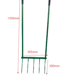 จอบขุดดิน 5 ง่าม เคลือบผงคาร์บอนสตีล ด้ามจับคู่ตามหลักสรีรศาสตร์ - Product Image 5