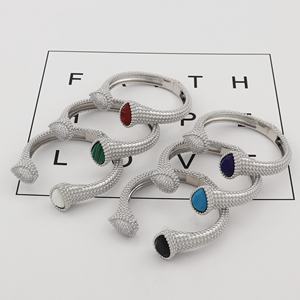 패션 여러 돌 옵션 보석 도금 <span class=keywords><strong>18k</strong></span> 골드 팔찌 사우디 아라비아 지르콘 보석 팔찌 세트 - Product Image 5