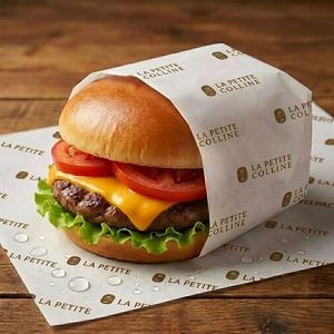 FDA Approved Food Grade <b>Greaseproof</b> <b>Paper</b>; Custom Printed Sandwich Wrap; Eco Friendly Burger Packaging Tissue for Fried Food - Product Image 1
