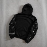Hoodie Pria Poliester Motif Langit Berbintang Lengan Panjang Model Regular Fit dengan Saku, Streetwear Musim Gugur Ukuran Besar